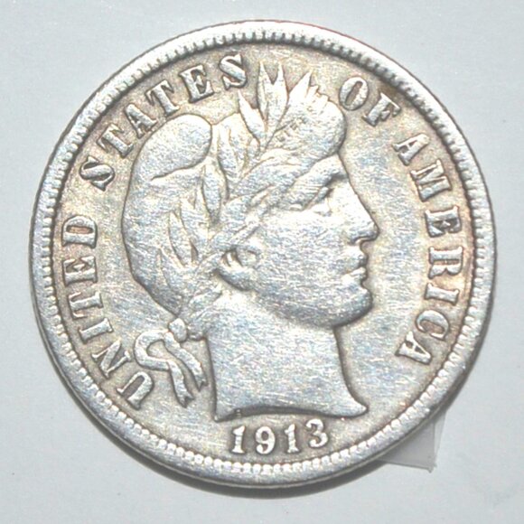 1913, Barber Dime, # 216 - Picture 2 of 4